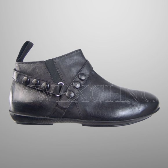 Authentic $700 Cesare Paciotti Leather Boots Italian Designer Shoes - Picture 1 of 10